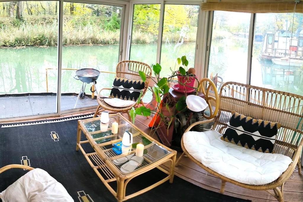Insolite Peniche Amazonie Canal Du Midi Gardouch Ngoại thất bức ảnh